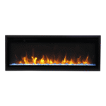 Amantii Symmetry Xtraslim-50 – 3.0 Smart WiFi – Extra Slim Electric Fireplace