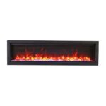 Amantii Symmetry Bespoke 100" linear electric fireplace (SYM-100-BESPOKE) - Image 3