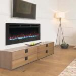 SimpliFire Allusion recessed linear 60" electric fireplace (SF-ALL60-BK) - Image 4