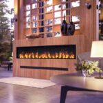 Dimplex 86" Opti-Myst Linear Electric Fireplace - with adjustable full-color flame (136809) - Image 4