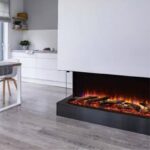 SimpliFire Scion Trinity 3-Sided Linear 43" Electric Fireplace (SF-SCT43-BK) - Image 4