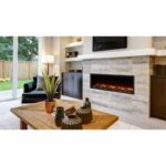 SimpliFire Scion Clean Face Linear 78" Electric Fireplace (SF-SC78-BK)