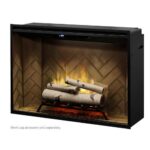 Dimplex Revillusion 42" Built-In FireboxHerringbone, with Glass Pane and Plug Kit (500002410) - Image 2