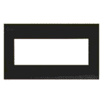 Amantii MAN-BMKB-XS40, Knotty Black Birch Wooden Mantel Surround for BI-40 Xtraslim