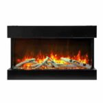 Amantii 40" TRU-VIEW-SLIM – 3 Sided Electric Fireplace