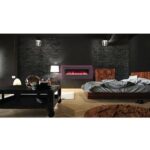 Amantii 48" Linear Electric Fireplace with a 55 x 23 Steel Surround - Image 3