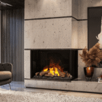Dimplex e-MatriX 37" Two-Sided Built-in Water Vapor Electric Firebox, Right-facing