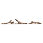 Napoleon NEF-DRAK60 Driftwood log set with rocks, (For Trivista Pictura Series)