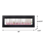 Napoleon NEFBD60HE-DTRM, Black Surrounds to Accommodate 2" X 4" Wall Installation (for CLEARion  Elite Series) - Image 2