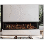 Ortal Holographic Electric 74 Linear Traditional Electric Fireplaces