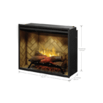 The Dimplex Revillusion 30" Built-in Electric Firebox - Image 2