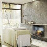The Dimplex Revillusion 30" Built-in Weathered Concrete Electric Firebox - Image 2