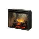 The Dimplex Revillusion 30" Built-in Weathered Concrete Electric Firebox - Image 3