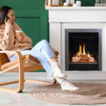 Valor PE2 Electric Fireplace – Slim Design with LCD Display and Customizable Features - Image 2
