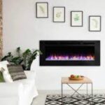 SimpliFire Allusion recessed linear 48" electric fireplace (SF-ALL48-BK) - Image 3