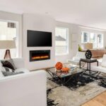 SimpliFire Allusion Platinum recessed linear 50" electric fireplace (SF-ALLP50-BK) - Image 3