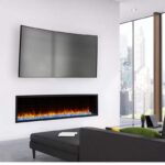 SimpliFire Scion Clean Face Linear 55" Electric Fireplace ( SF-SC55-BK) - Image 3
