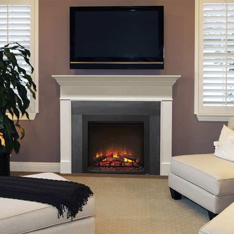 xr:d:DAFzJKfUk84:3,j:6174843162953880186,t:23110320 SimpliFire Built-In 30" Electric Fireplace (SF-BI30-EB) - Image 1