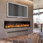 Dimplex 86" Opti-Myst Linear Electric Fireplace - with adjustable full-color flame (136809) - Image 3