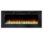SimpliFire Allusion recessed linear 40" electric fireplace (SF-ALL40-BK) - Image 2